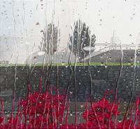 Lluvia en el cristal