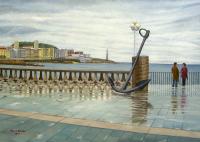 Paseo marítimo con Milenium al fondo