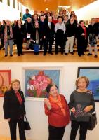 Inauguración de la exposición colectiva de la Asociación de Artistas en la Sede Afundación de A Coruña